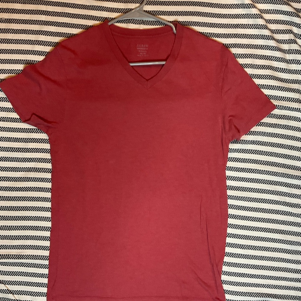 J.Crew‎ Men's Short Sleeve Red Tee